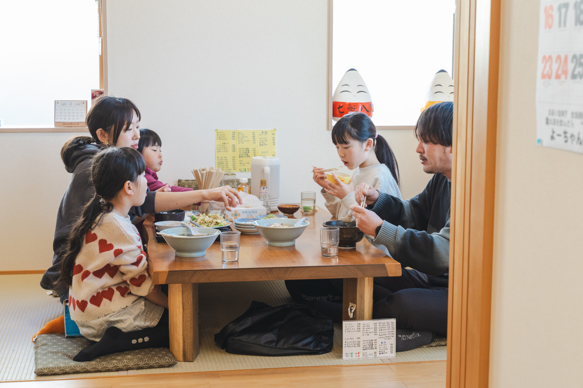 武ちゃん食堂でお昼ご飯