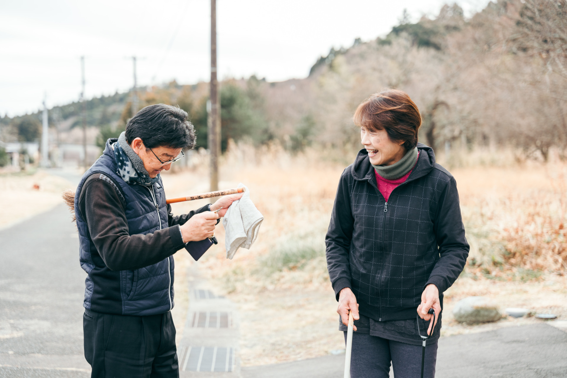 集会所のお掃除